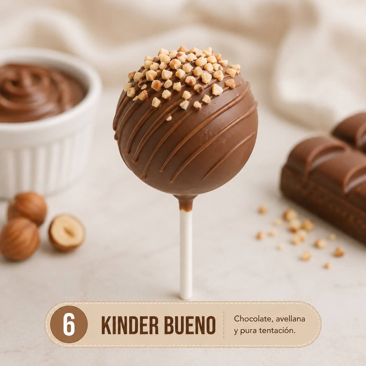 Cake Pop Kinder Bueno