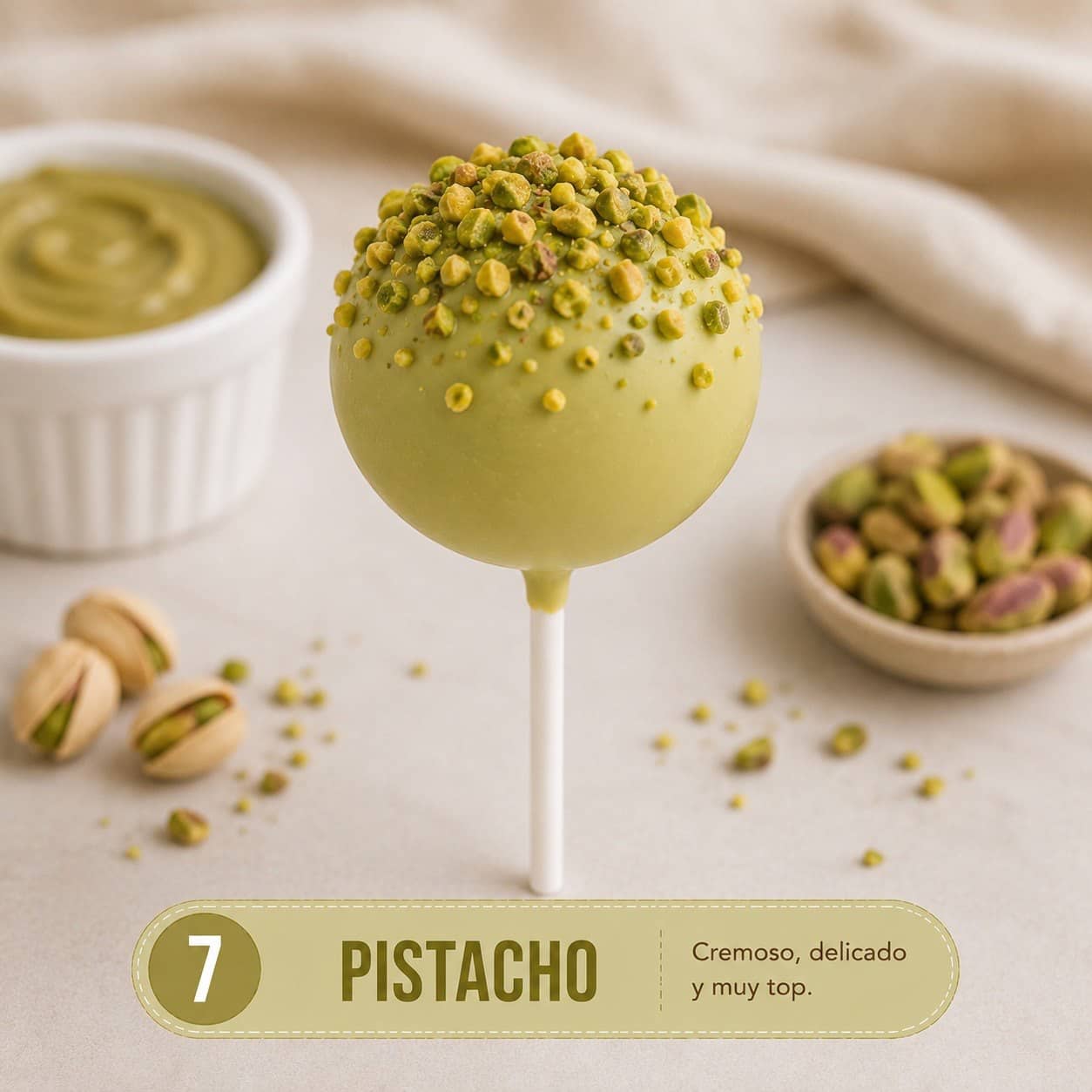 Cake Pop Pistacho