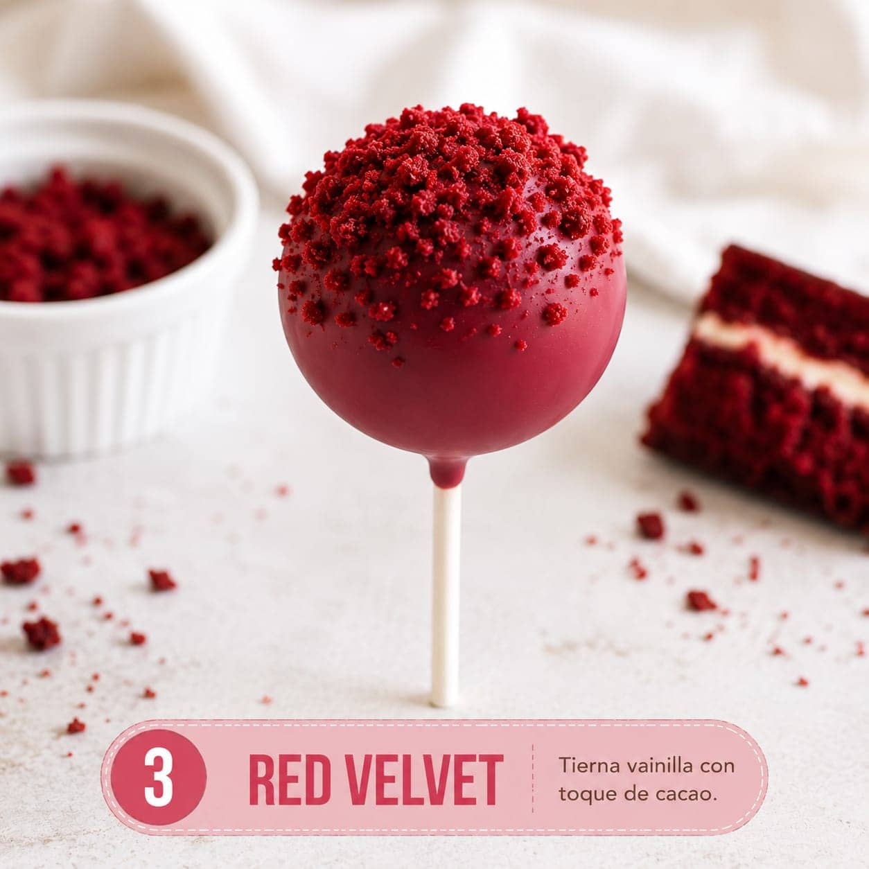 Cake Pop Red Velvet
