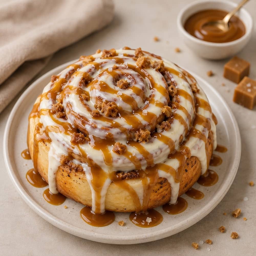 Cinnamon Roll Caramelo Salado