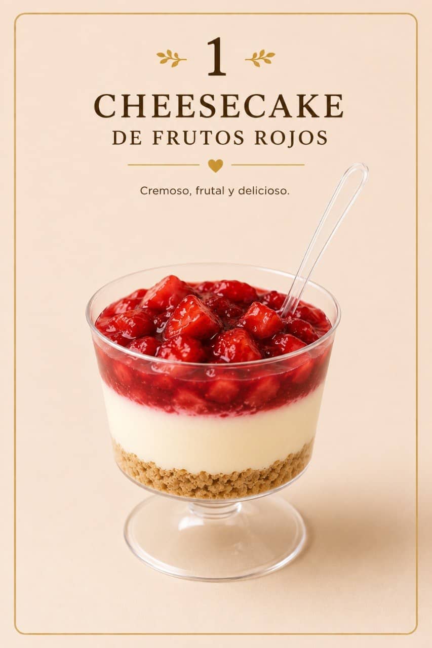 Cheesecake de Frutos Rojos