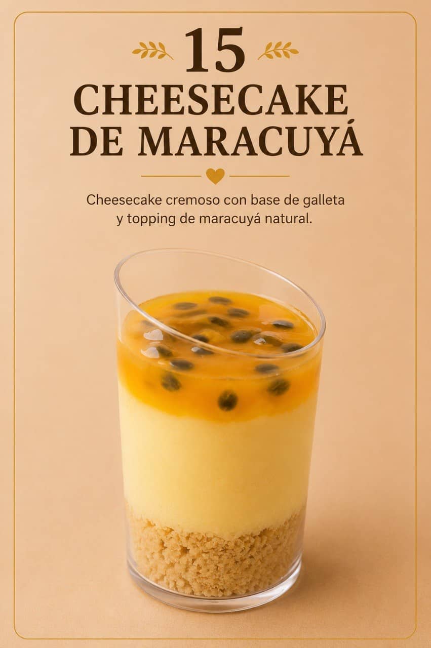 Cheesecake de Maracuyá