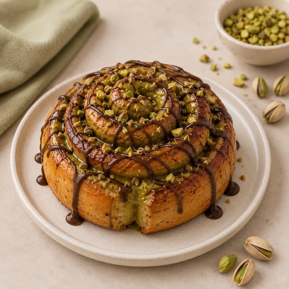Cinnamon Roll Pistacho
